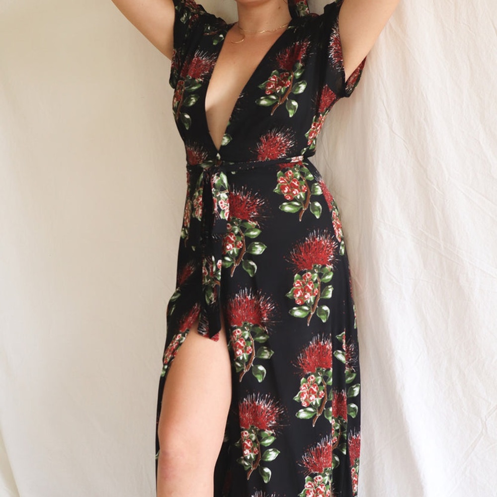 Ohi'a Lehua Alohiwai Wrap Dress